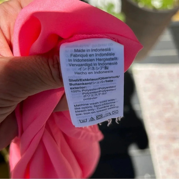 J Crew Sleeveless Sheer V-Neck Tank Top Coral - Picture 8 of 8